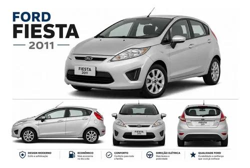 Retrovisor Ford Fiesta 2011 Elétrico Esquerdo Original - Imagem 4