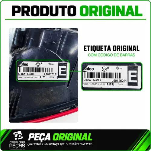 Lanterna Traseira Vw Polo 2018 A 2022 Le Original Esquerdo/motorista Vermelho - Imagem 4