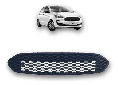 Imagem da peça Grade Radiador Ford Ka 2019 A 2022 Comeia Sem Friso Original Preto Fosco