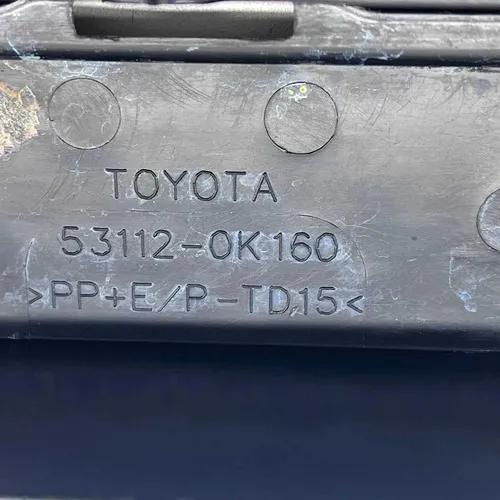Grade Inferior Toyota Hilux 2015 16 17 2018 Original Preto Fosco - Imagem 7