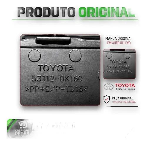 Grade Inferior Toyota Hilux 2015 16 17 2018 Original Preto Fosco - Imagem 9