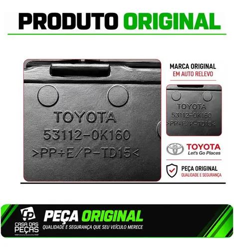 Grade Inferior Toyota Hilux 2015 16 17 2018 Original Preto Fosco - Imagem 10