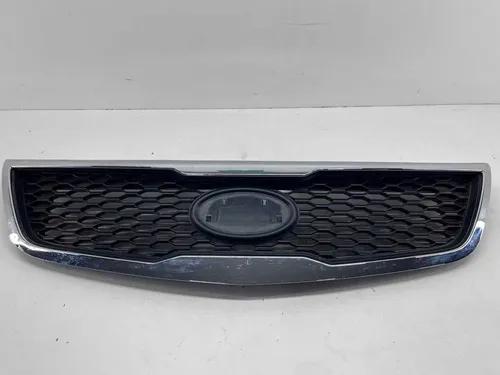 Grade Superior Radiador Cerato 10 11 Friso Cromado Original Preto Brilhante - Imagem 2