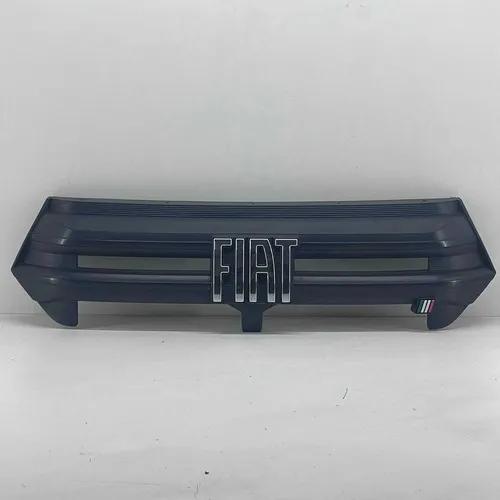 Grade Dianteira Radiador Fiat Mobi 2021 22 23 2024 Original Preto Fosco - Imagem 3