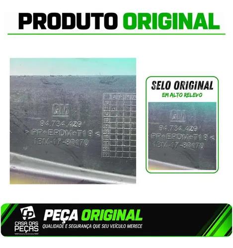 Grade Radiador Celta Prisma 2012 13 14 15 2016 Original Preto Fosco - Imagem 6