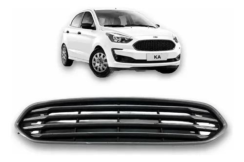 Imagem da peça Grade Radiador Ford Ka 19 20 21 22 Frisada Original Preto Brilhante