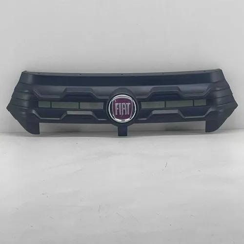 Grade Radiador Fiat Mobi 2016 17 18 19 2020 Original Preto Fosco - Imagem 2