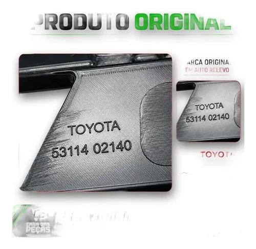 Grade Radiador Toyota Corolla 2012 13 2014 Original Preto Fosco - Imagem 9