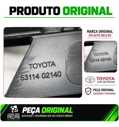 Grade Radiador Toyota Corolla 2012 13 2014 Original Preto Fosco - Imagem 10