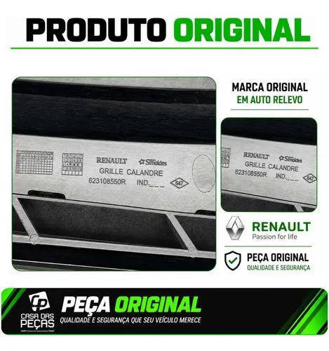 Grade Radiador Sandero 2017 18 19 20 21 2022 Original Preto Fosco - Imagem 5