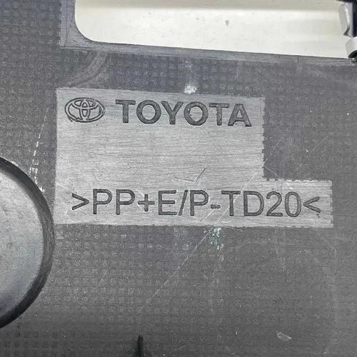 Grade Inferior Parachoque Toyota Yaris 2018 A 2022 Original Preto Fosco - Imagem 4
