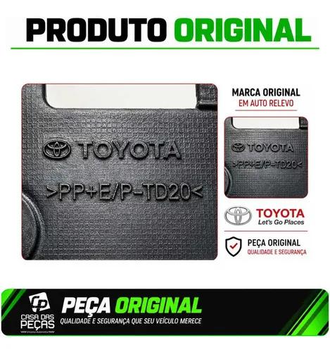 Grade Inferior Parachoque Toyota Yaris 2018 A 2022 Original Preto Fosco - Imagem 7