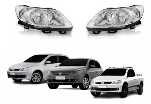 Imagem da peça Par Farol Original Foco Duplo Cromado 2008 2009 2010 2011 Gol Voyage Saveiro G5