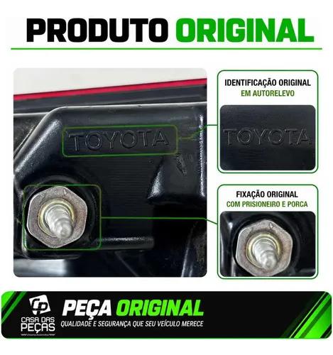 Lanterna Tampa Mala Toyota Corolla 2020 21 22 24 25 Esquerdo Esquerdo/motorista Vermelho - Imagem 6