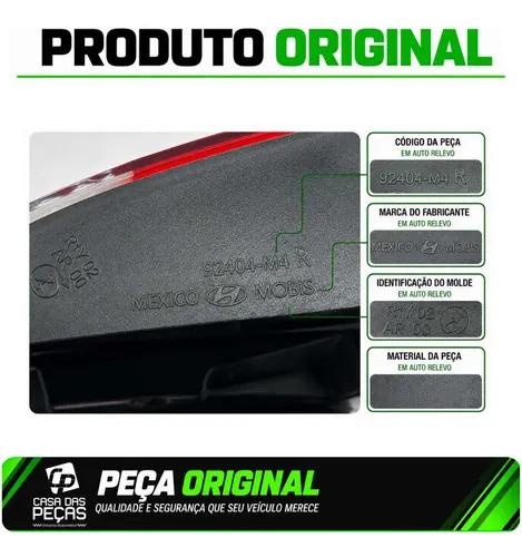 Lanterna Porta-malas Hyundai Hb20 2020 2021 2022 Direito Direito/passageiro Vermelho - Imagem 6