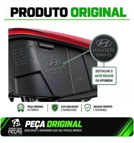 Lanterna Tampa Mala Hyundai Hb20x 2016 17 18 Esquerdo Esquerdo/motorista Vermelho - Imagem 7