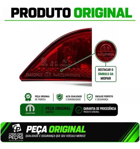 Lanterna Neblina Jeep Compass 2017 18 19 20 21 22 Esquerdo Esquerdo/motorista Vermelho - Imagem 6