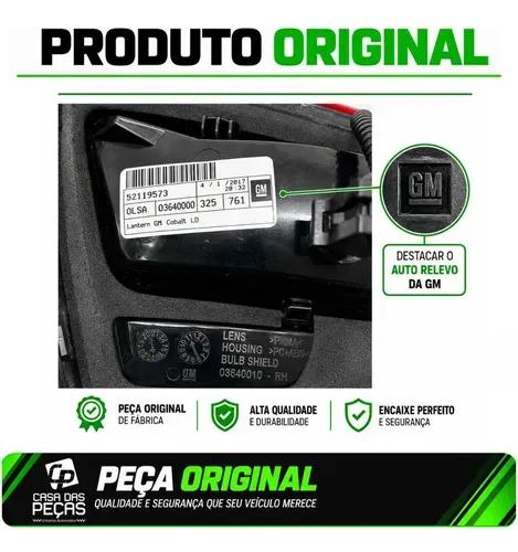 Lanterna Mala Cobalt 2017 18 19 2020 Direito Direito/passageiro Vermelho - Imagem 5