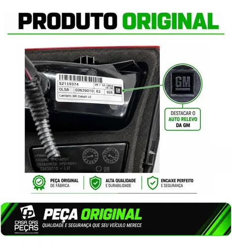 Lanterna Mala Cobalt 2017 18 19 2020 Esquerdo Esquerdo/motorista Vermelho - Imagem 7