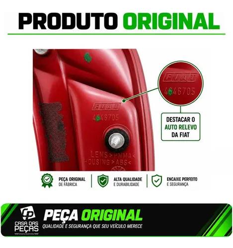 Lanterna Mala Fiat Siena 2003 04 05 07 2008 A 2012 Direito Direito/passageiro Vermelho - Imagem 7
