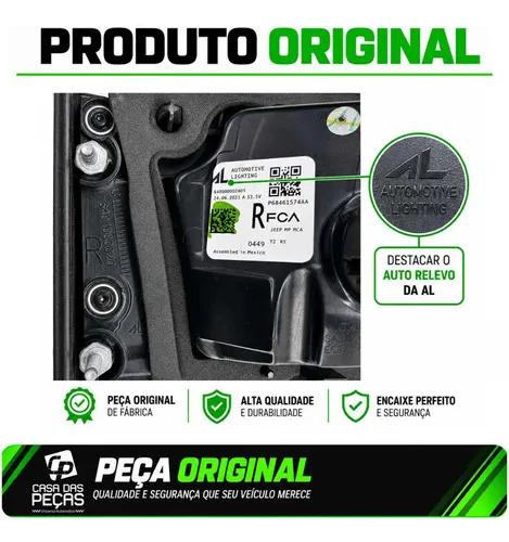 Lanterna Tampa Mala Jeep Compas 2022 23 24 2025 Direito Direito/passageiro Vermelho - Imagem 8