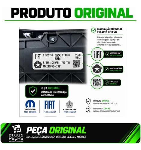 Conjunto De Botoes E Alerta Fiat Argo Cronos 2018 A 2021 Preto - Imagem 5