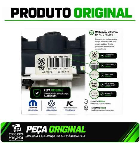 Comando De Ar Gol Saveiro Voyage G7 G8 Botao Preto Preto - Imagem 7