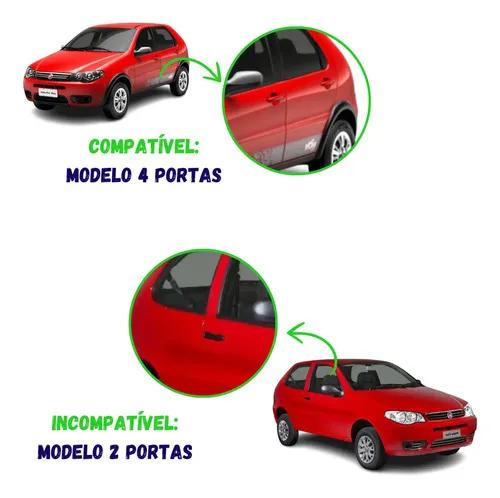 Maçaneta Interna Dianteira Direita Fiat Palio Strada Siena Prateado Dianteira - Imagem 3