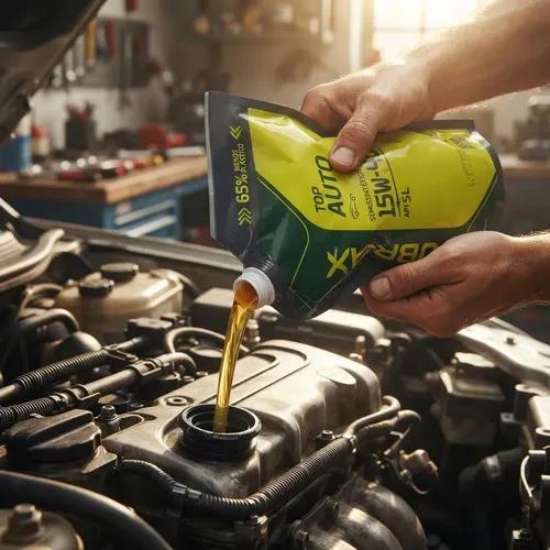 Óleo De Motor Lubrax Semissintético 15w-40 Api Sl Refil - Imagem 4