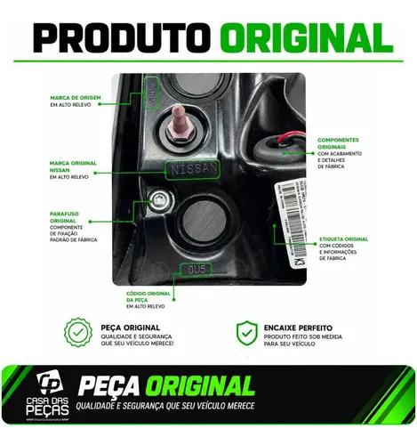 Lanterna Mala Nissan Kicks 2022 23 24 2025 Esquerdo Esquerdo/motorista Vermelho - Imagem 4