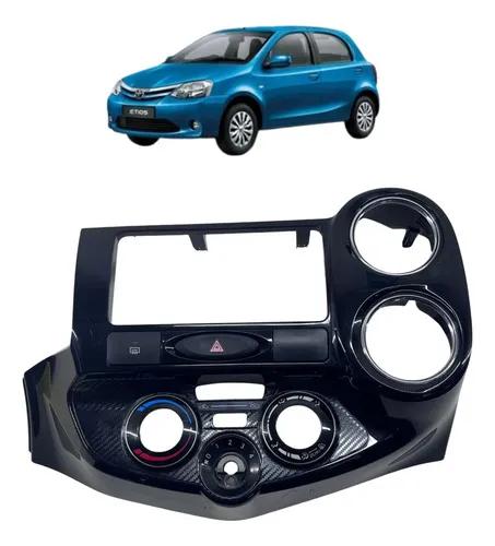 Imagem da peça Moldura Black Piano Alerta Desembaçador Toyota Etios 15 Orig Preto