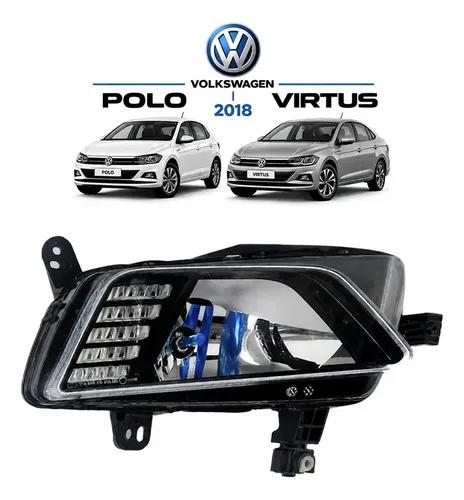 Imagem da peça Farol Milha Polo Virtus 2018 A 2023 Com Led Direito Original Cristal