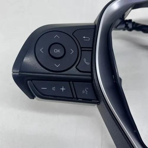 Moldura Volante Com Comandos De Bordo Toyota Corolla Cross Preto Lisa - Imagem 3