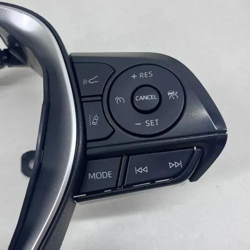 Moldura Volante Com Comandos De Bordo Toyota Corolla Cross Preto Lisa - Imagem 4